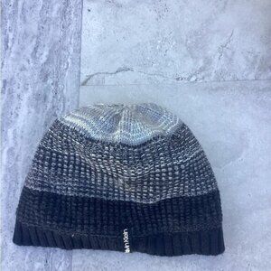 Preppy Streetwear Coquette Utility Gray black beanie Calvin hat